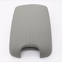 Grey Synthetic Leather (Vinyl) Plastic Center Console Armrest Lid For 2008-2012 Honda Accord Coupes Sedans