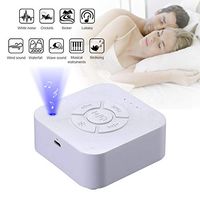 ILYO White Noise Machine, USB Portable Music Sleeper LED Hypnosis lamp 9 Kinds of Sound Sleep White Noise Improve Adult Baby Sleep and Relax