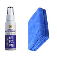 Metal Cleaner Spray 120ml Rust Stain Polishing Descaling Car Maintenance Rust Remover (Standard)
