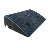 Portable Plastic Curb Ramp, Cushioned Bicycle Triangle Pad, Easy to Carry Folding Wheelchair Ramp Tire Protection Ramp Pedal Pad (Size: 50 27 7cm) (Size : 502713.5CM)