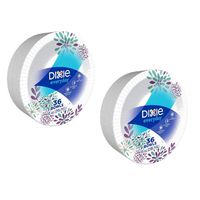 Dixie Everyday Paper Bowls, 10 Ounces, 36 Count, Lunch Size Disposable Plates (2 PACK)