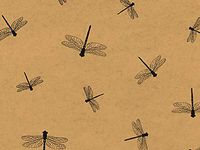 Dragonflies Kraft Tissue Paper 240~20"x30" Sheets Tissue Prints (240 Sheets) - WRAPS-P184