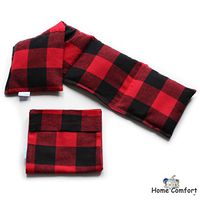 Microwavable Heating Pad with Washable Bag (Red Plaid w/Bag)