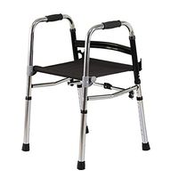 Walker with Seat, Compact Folding Walker for Seniors and Handicapped, with Heavy Duty Support,with Trigger Release – Ideal for Elderly & Handicap