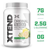 XTEND Original BCAA Powder Lemon Lime Squeeze | Sugar Free Post Workout Muscle Recovery Drink with Amino Acids | 7g BCAAs for Men & Women| 90 Servings