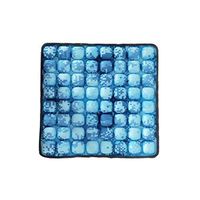 HEFUTE Air Inflatable Seat Cushion Mat 5D Pressure Relief Chair Cushion Orthopedic Seat Pad for Car Office Travel Camping(Blue)