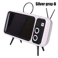 Wgch Bluetooth Speaker, Home Portable Audio Speaker Mini Speaker Retro TV Speaker with Phone Stand Holder Radio Bluetooth Speaker Wireless Portable Audio Speakers