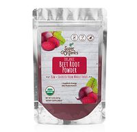 Super Organics Beet Root Powder | Supports Energy & Performance – Organic, Vegan & Non-GMO, 8 Oz