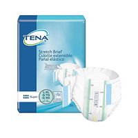 TENA Stretch Super Brief, Large / XL, Extra Large, Heavy Absorbency Night Brief, 67903 - Case of 56