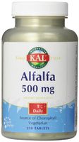 KAL Alfalfa 8 Grain Tablets, 500 mg, 250 Count