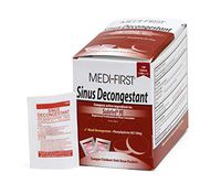 Medique Products Medi-First 80933 Sinus Decongestant, 100-Packets of 1 (Packaging may vary)
