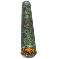 Crocon Green Aventurine Orgone Healing Stick for Energy Generator Reiki Healing Balancing Aura Cleansing EMF Protection Decor Size: 4-4.5 Inch