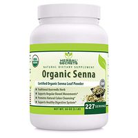 Herbal Secrets Certified Organic Senna Powder 16 oz (Non-GMO) Gluten-Free - Support Healthy Digestive System, Bowel Movement*, Promotes Natural Colon Cleansing*