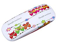 Owl Glasses Case Hard Shell Eyeglasses Case Leather Protective Holder - 10