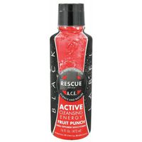 10 Pack - Rescue Detox ACE Black Label Bottle Fruit Punch 16 Fl Oz with Free Im Baked Bro and Doob Tubes Sticker