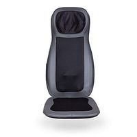 HODIAX Shiatsu Neck and Back Massager Cushion Pad, Relieve Muscle with Heating, Deep Kneading, Rolling, Vibration, Relieve Muscle Pain for Back Shoulder and Neck