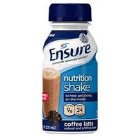 Ensure Original Therapeutic Nutrition, Coffee Latte, 8 oz Bottles - 1/Case of 24