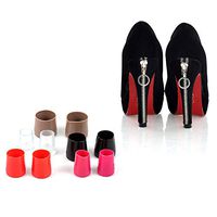 High Heel Protector-10 Pairs Five Colors Heel Repair Caps Covers High Heel with Nail and Wear Mute Protective Cover for Women Shoes Lawn Wedding Evening Dance