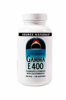 SOURCE NATURALS Gamma E Complex 400 Mg Soft Gel, 120 Count