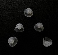 Jungle Care® (9mm Medium * 5pc) Double Layer Magic Hearing Aid Domes Comfortable PSAP (Personal Sound Amplifiers Product) Kit Ear Tips Invisible, Perfect for Open Air (Open fit), Except for RIC