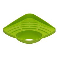 OUNONA Multifaction Kitchen Sink Holder For Sponges,Caddy,Cleaning Brush,Scrubbers,Soap(Green)