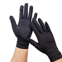 Compression Arthritis Gloves Full Finger Copper Infused Arthritis Gloves for Women Men Touch Screen Compression Gloves for Computer Typing and Support for Hands