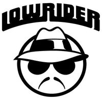Lowrider Guy - Sticker Graphic - Auto, Wall, Laptop, Cell, Truck Sticker for Windows, Cars, Trucks