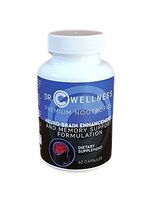 Dr. C WELLNESS Memory Booster supplement for Focus, Clarity and Energy: Ingredients include Huperzine,DMAE,N-Acetyl L-Tyrosine ,DHA, Gaba, Phosphatidylserine Bilberry, multivitamins etc