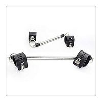 Carinloing Iron Tube with Leather Handcuffs and Foot Tied feet Fixed Tied with Lock Set
