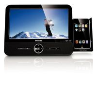 Philips DCP951/37 9-Inch Portable DVD Player with Ipod Docking