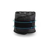 Haoyipu Women Men Waist Trainer Corset Abdomen Slimming Body Shaper Sport Girdle Belt Exercise Workout at Gym Home Sport (Black, XXL)