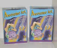 2 Boxes of Awesome Art Clear Decorated Bandages Bandaids (25 Count per Box)