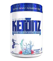 VPX KETONZ Fat Blaster Extended Duration Ketone Activator BHB Zero Sugar Black Cherry Vanilla 20 Servings