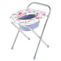 Zhong Toilet Stool, Toilet Seat, Pregnant Woman Toilet, Movable Toilet Seat, Folding and Portable (Send Bucket)