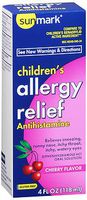 Sunmark Sunmark Allergy Relief Liquid Cherry, Cherry 4 oz
