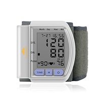 Woolala Automatic Wrist Blood Pressure Monitor Cuff, Ultra Portable & Easy-to-use, Accurate Readings with Large LCD Screen Perfect for Health Monitoring, 5" - 8" Cuff Size
