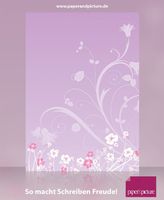 Tendrils VIOLET fantastic christams stationery set with sheets and matching envelopes