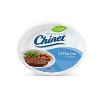 Chinet Premium 10-Inch Platters, 24-Count Packs by Chinet