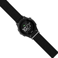 DuiGong Nylon Strap Compatible with Garmin Forerunner 935/945 (Music) Replacement Band - Black Large