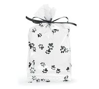 Paw Print Birthday Party Baby Shower Favor Treat Cello Bags 7x3x2 (100)