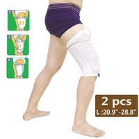 Fabric Catheters Sleeve Urine Leg Bag Holder- Stay in Place Drainage Straps and Holders for Incontinence Wheelchairs Supporting, 2 Pack (L)