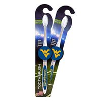 Worthy Promotional NCAA Arkansas Razorbacks Toothbrush 2-pack. Sturdy Design, Soft Bristles