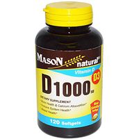 Mason Vitamins D Softgels, 60 Count