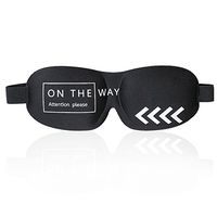 Deep Molded Sleep Mask,ANENER Eye Mask with Premium Light Blocking Design,Super Soft Material Travel Blindfold comfortable For Travel, Shift Work, Meditation, Migraines (ON THE WAY)