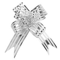 Garneck 20Pcs Pull Bows Gift Knot Ribbon Strings Basket Pull Bows Great for Wedding Festivals Christmas Gift Party Birthday Wrapping Decoration