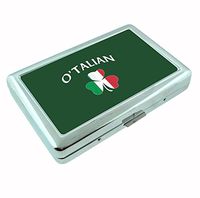 Otalian R1 Hip Silver Cigarette Case Id Holder Metal Wallet 4" X 2.75" RFID Protection
