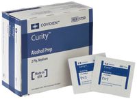 Covidien Curity Alcohol Prep, Sterile, Medium 2-Ply, 200-Count (Pack of 20)