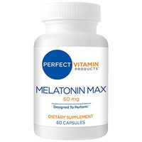 High Dosage Melatonin 60mg,Melatonin Max Ensures an Ample Supply of This Important Hormone, 60 Capsules