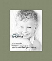 14x18 Palm / Basil Custom Mat for Picture Frame with 10x14 opening size (Mat Only, Frame NOT Included)