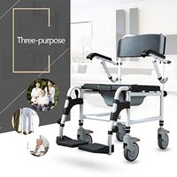 Commode Chair, Heavy-Duty Porta Potty for Adults, Toilet Safety Frame with Commode Bucket Gift for The Elderly